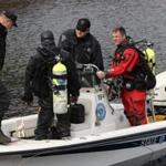 Massachusetts Sate Police divers readied to search the Chestnut Hill Reservoir for missing Boston College student Franco Garcia, but the search came up empty.